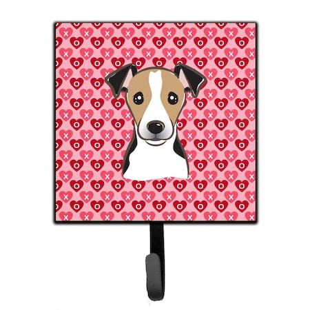 Carolines Treasures Jack Russell Terrier Hearts Leash or Key Holder BB5331SH4